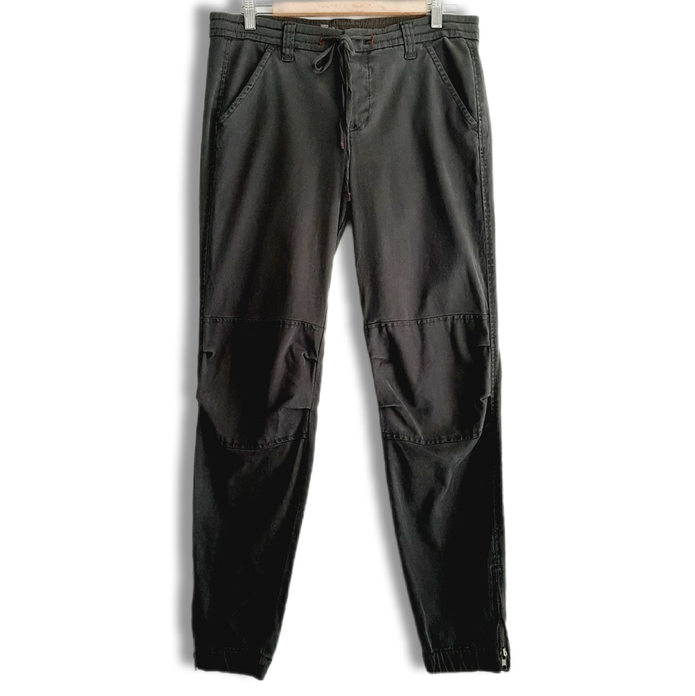 LEVEL 99 Utility Side Zip Slit Casual Jogger Pant Gray Sz 29